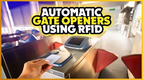 rfid gate opener system|remote gate opener with camera.